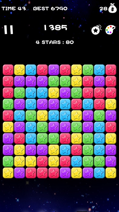 Popping Stars-classic game screenshot 3