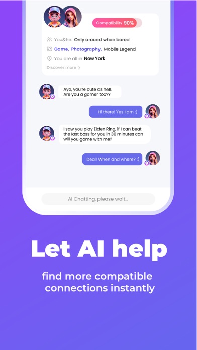 PopUp - AI Match & Chat screenshot 1