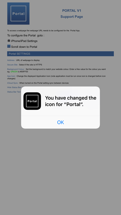 Portal screenshot 1