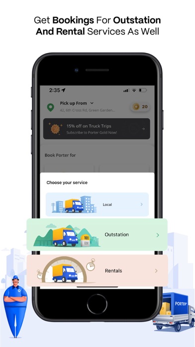 Porter - Logistics Service App screenshot 3