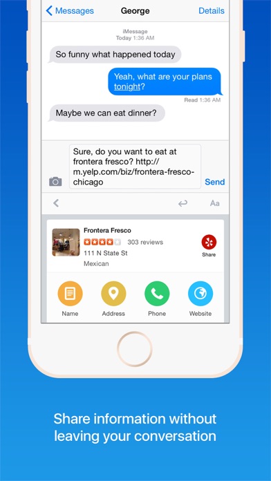 PorterKey Keyboard: Smart Search With Restaurants, Traffic, Shopping, and More screenshot 1
