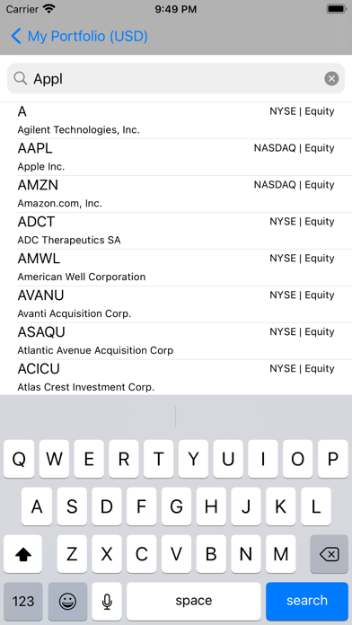 Portfolio - Monitor Stocks screenshot 3
