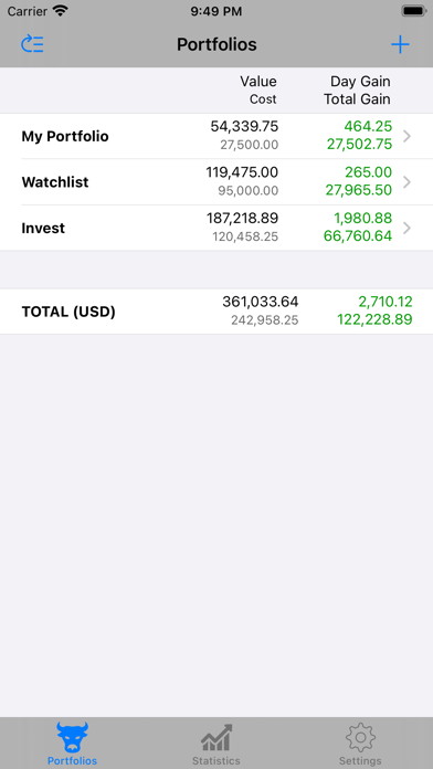 Portfolio - Monitor Stocks screenshot 5