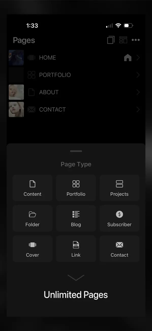 Portfolio Website Builder screenshot 2