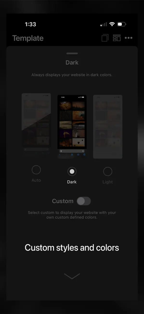 Portfolio Website Builder screenshot 1