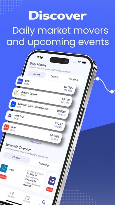 Portfolio X - Stock Tracker screenshot 2