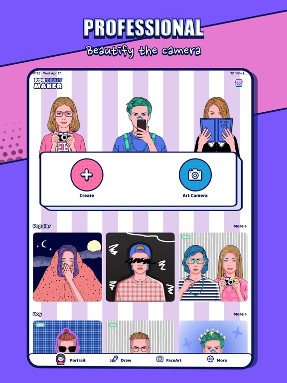 Portrait:Make Avatar Character screenshot 6