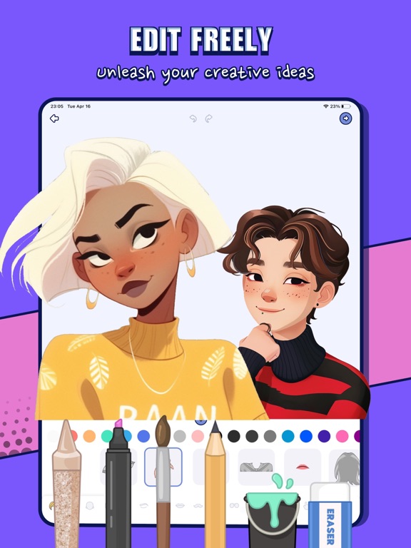 Portrait:Make Avatar Character screenshot 8