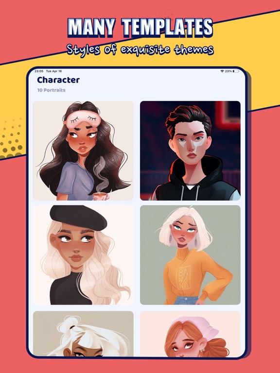 Portrait:Make Avatar Character screenshot 9