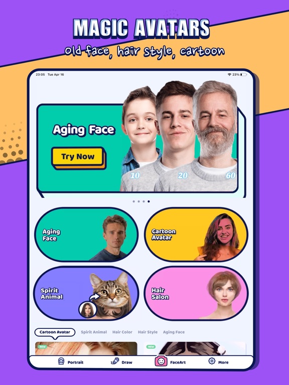 Portrait:Make Avatar Character screenshot 5