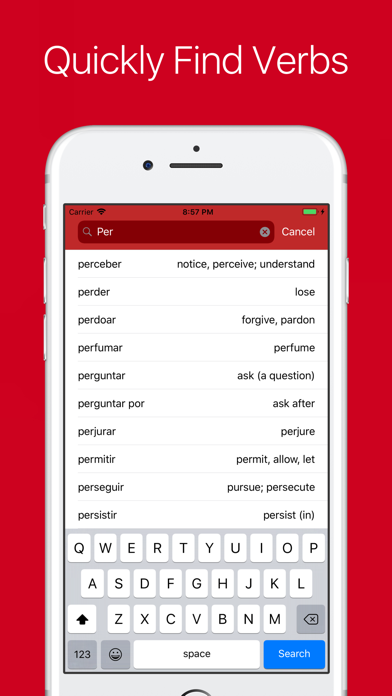 Portuguese Verb Conjugator Pro screenshot 1