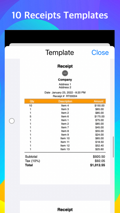 POS Simple- Tap to Pay Receipt screenshot 3