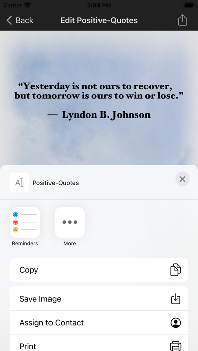 Positive-Quotes screenshot 1