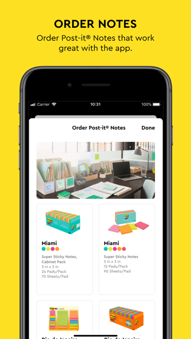 Post-it® screenshot 1