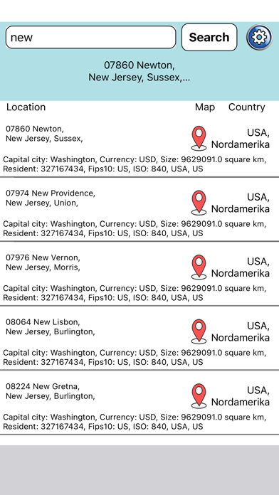 Postal Codes International screenshot 3
