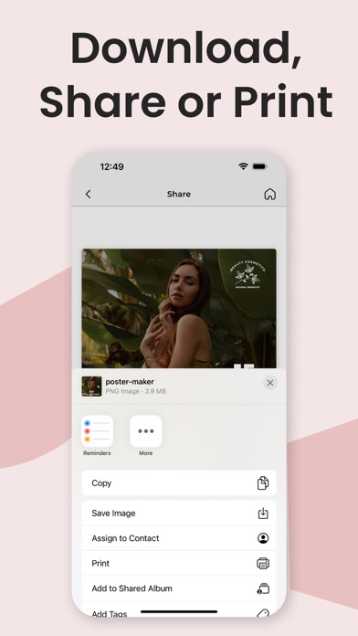 Poster Maker & Flyer Maker  ۬ screenshot 1