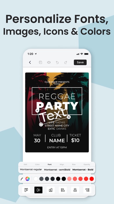 Poster Maker & Flyer Maker  ۬ screenshot 3