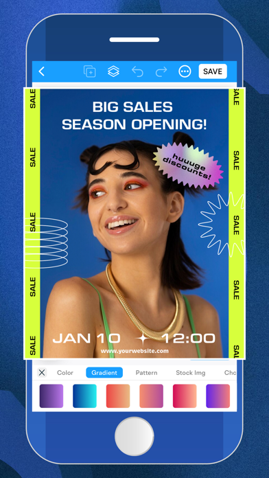 Poster Maker, Flyer Maker screenshot 1