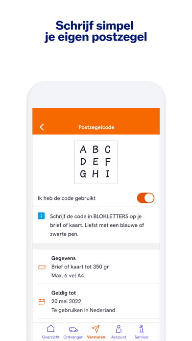 PostNL screenshot 1