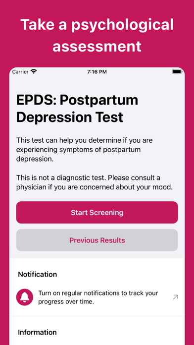 Postpartum Depression Test screenshot 3