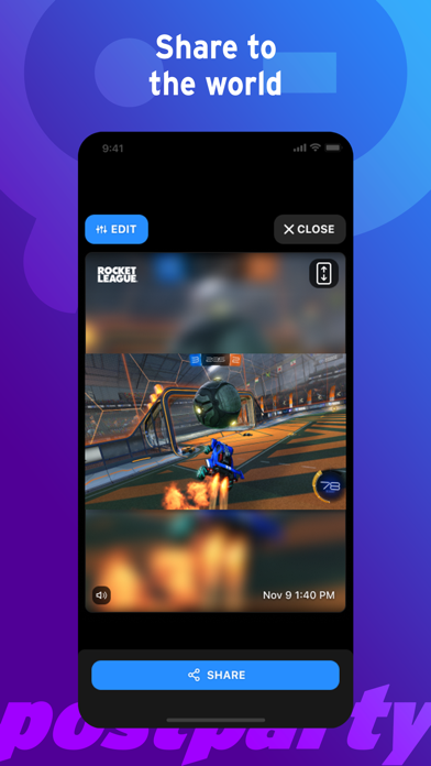 Postparty screenshot 1