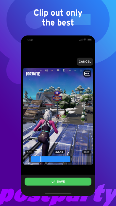 Postparty screenshot 2
