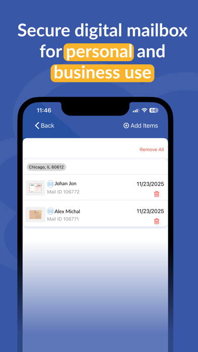 PostScan Mail: Virtual Mailbox screenshot 2