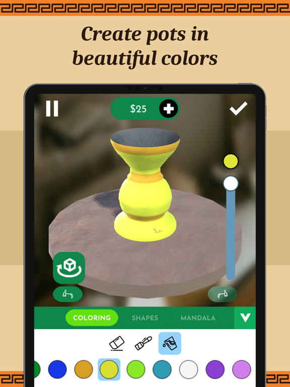 Pottery Games- Paint Clay Pots screenshot 6