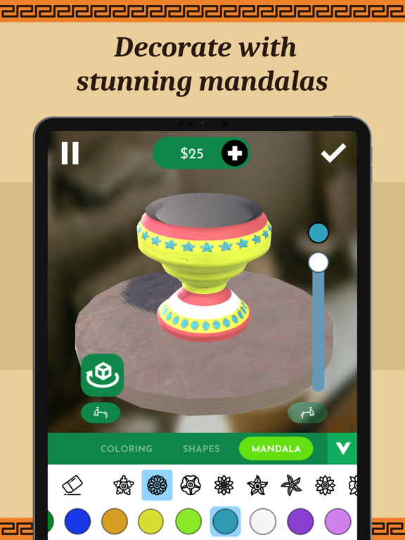 Pottery Games- Paint Clay Pots screenshot 9