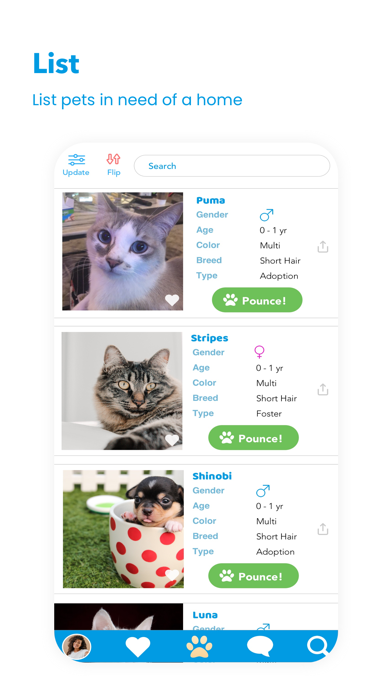 Pounce: Adopt a pet screenshot 1