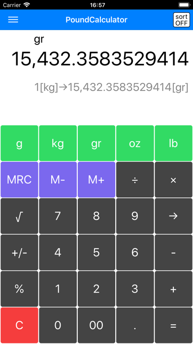 Pound Calculator -pound conv- screenshot 5