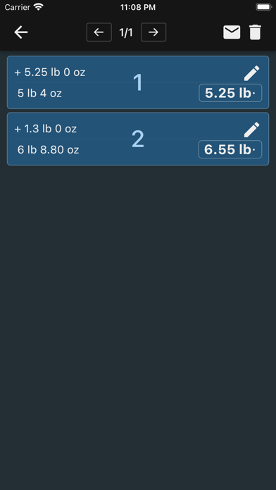 Pounds and Ounces Calculator screenshot 2