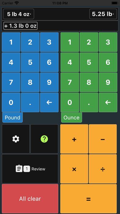 Pounds and Ounces Calculator screenshot 4