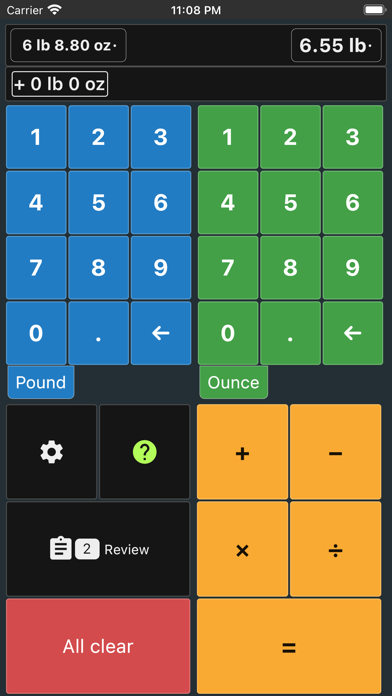 Pounds and Ounces Calculator screenshot 3