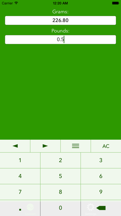 Pounds To Grams screenshot 1