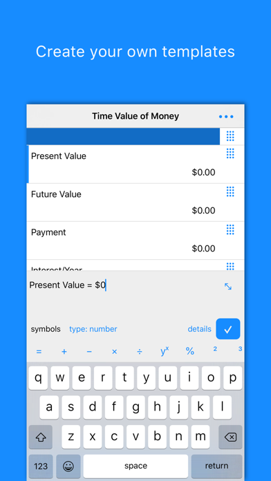 PowerOne calculator screenshot 2