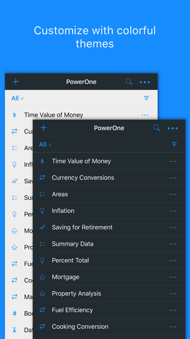 PowerOne calculator screenshot 3