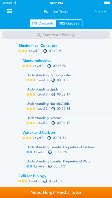 Practice, Test Prep, & Quizzes screenshot 1