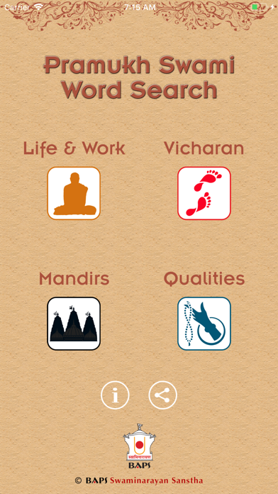 Pramukh Swami Word Search screenshot 5