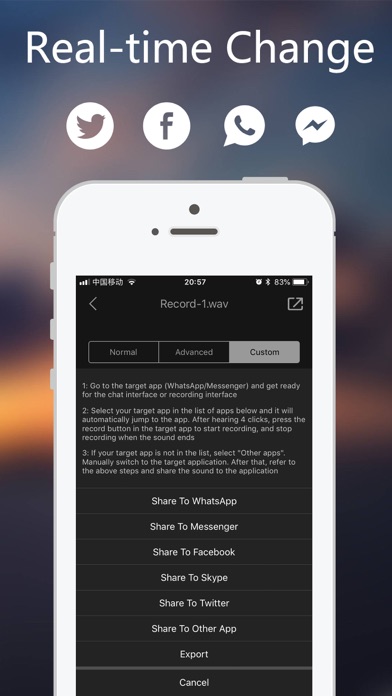Prank Voice Changer Plus screenshot 4