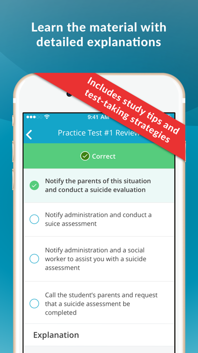 Praxis School Psychologist Q&A screenshot 2
