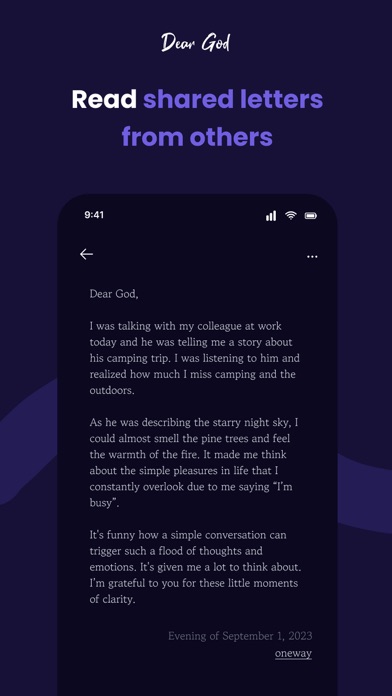 Prayer Journal - Dear God screenshot 2