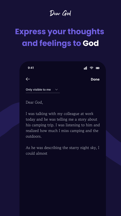 Prayer Journal - Dear God screenshot 5