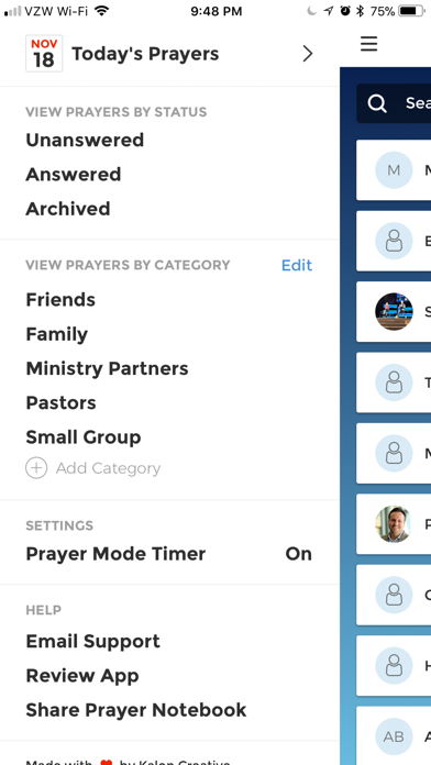 Prayer Notebook screenshot 2