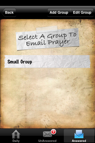 PrayerTracker screenshot 1