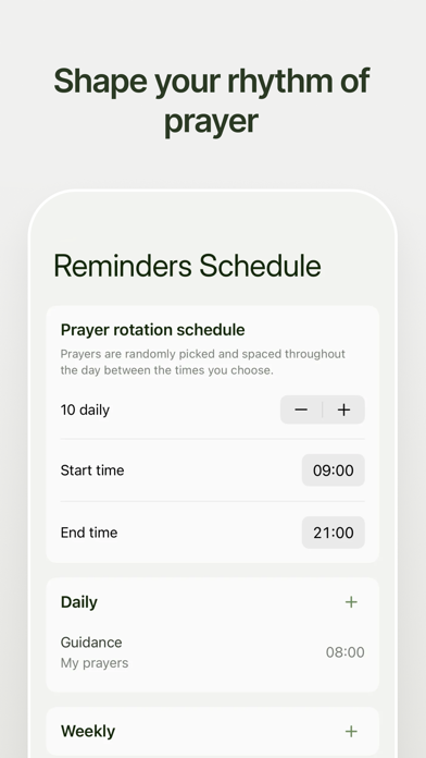 Prayminder screenshot 2