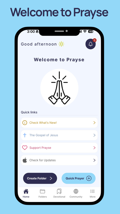 Prayse - Prayer Journal screenshot 1