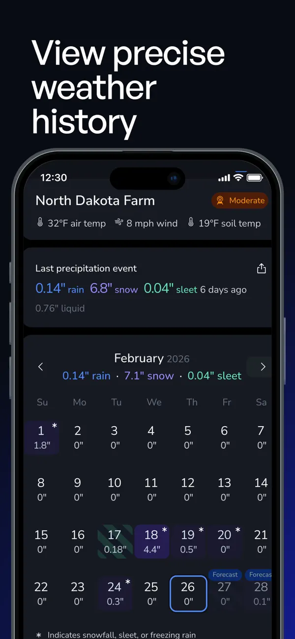 Precip - Rain, Snow & Weather screenshot 3