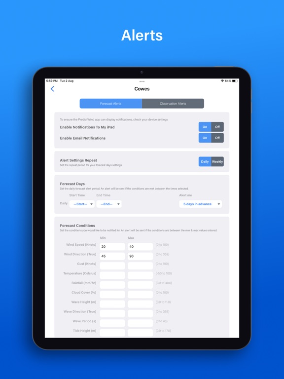 PredictWind — Marine Forecasts screenshot 1