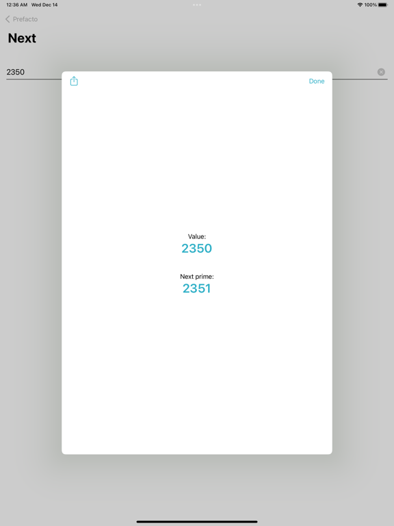 Prefacto - Prime Numbers screenshot 1